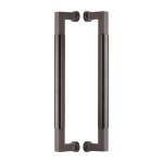 M Marcus Heritage Brass Back to Back Door Pull Handle Bauhaus Design 330mm length